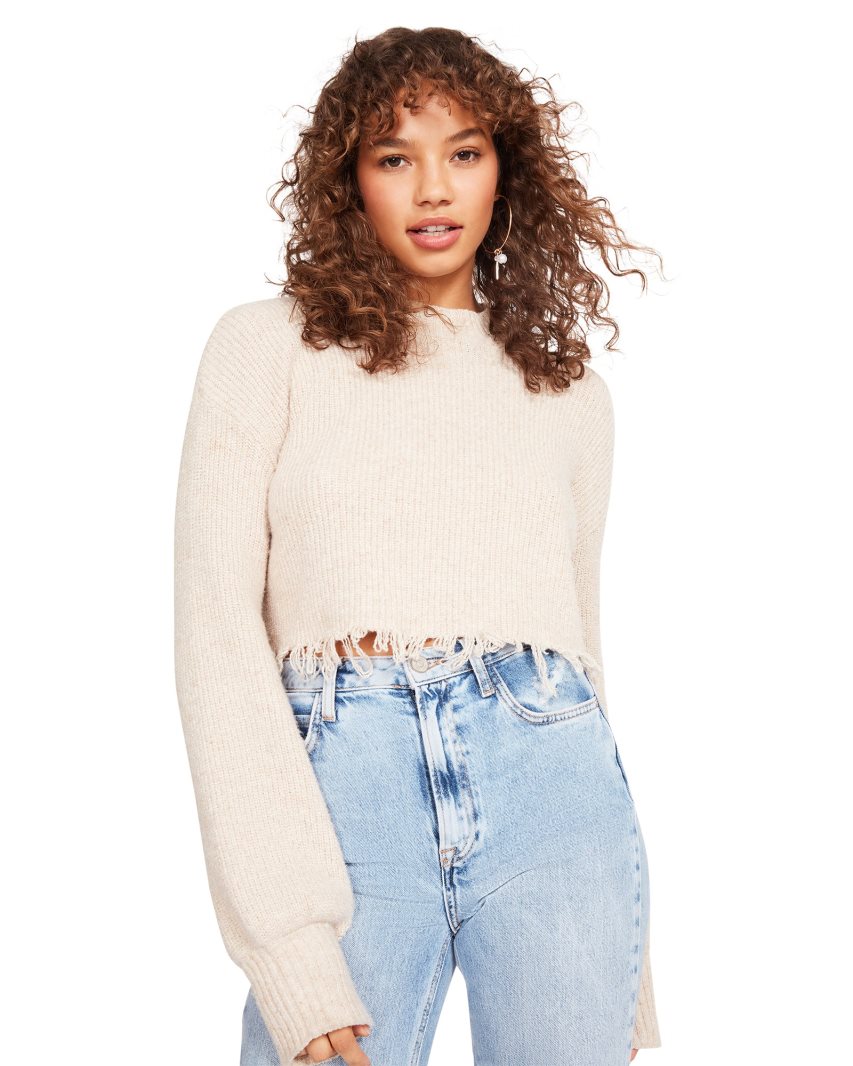 Beige Steve Madden Camille Women's Sweaters | PH 7204JVY